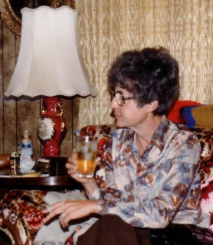 Barbara Riggs Brooks at 1980 Brooks Family Reunion