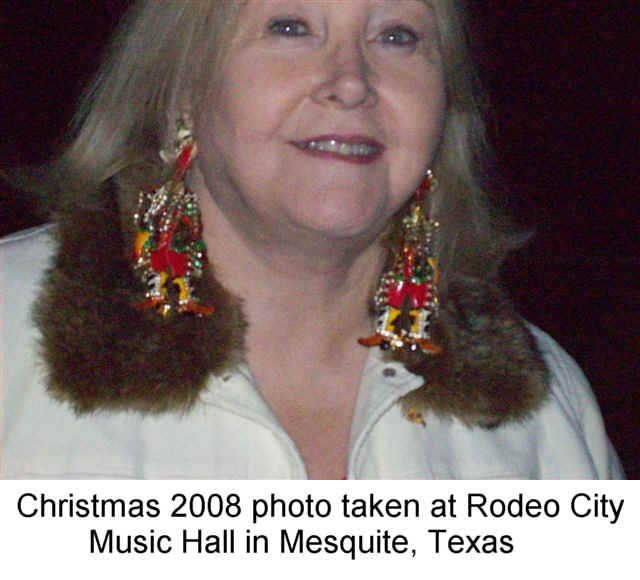 Christmas 2008 photo taken at Rodeo City Music Hall in Mesquite, Texas