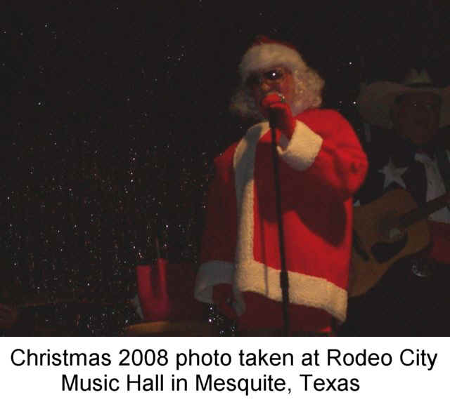 Christmas 2008 photo taken at Rodeo City Music Hall in Mesquite, Texas