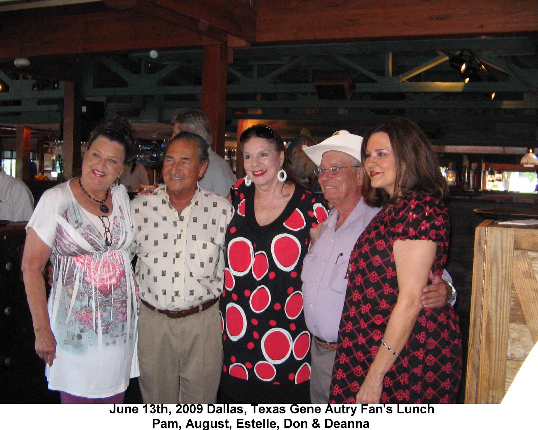 ** June 2009 Dallas, Texas Gene Autry Fans Lunch **